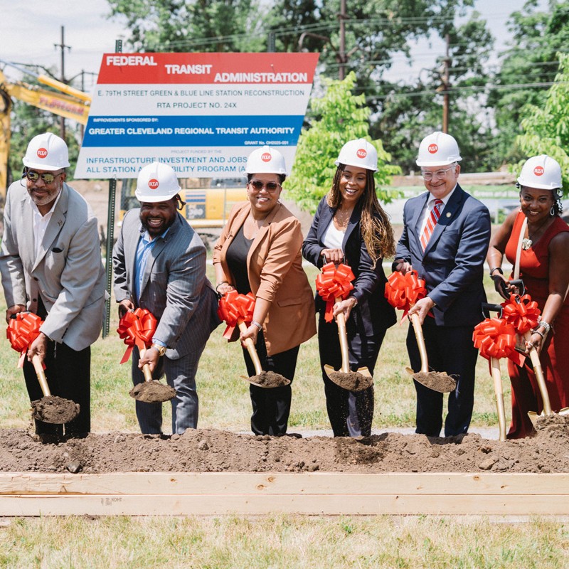 Groundbreaking ceremony for the E. 79th Station Reconstruction project