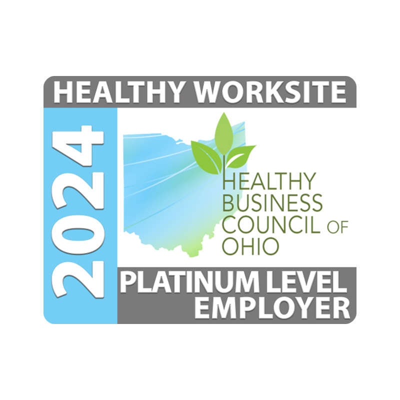 Healthy Business Council of Ohio Platinum Level Employer award