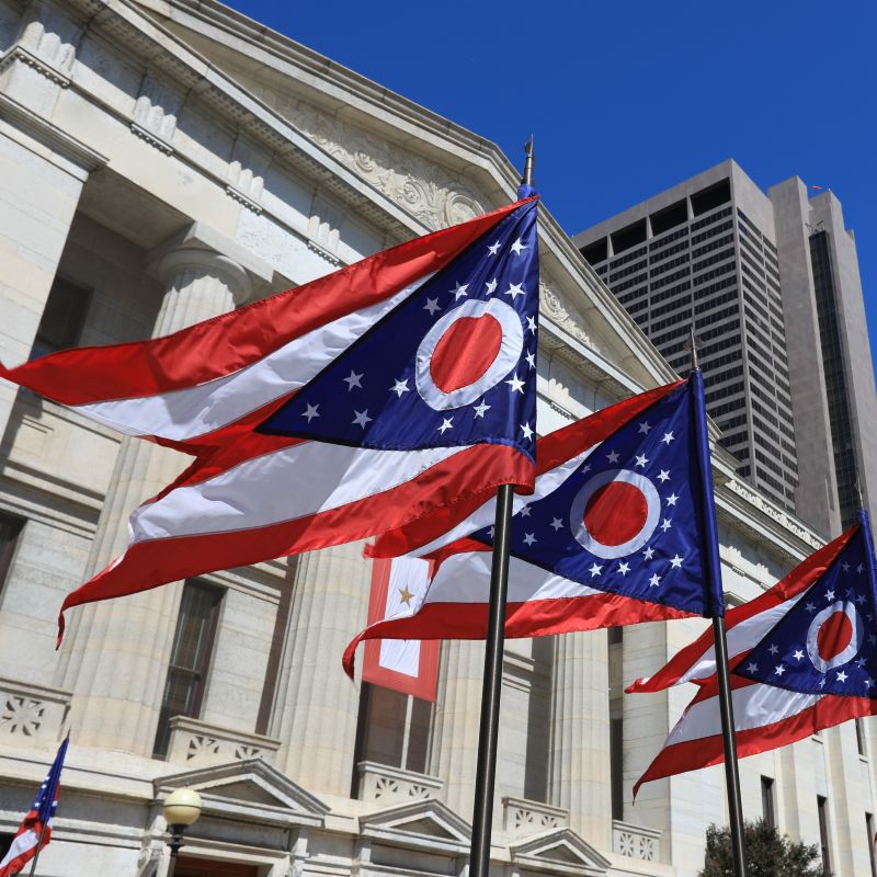 Ohio state leaders discussing state transportation budget priorities